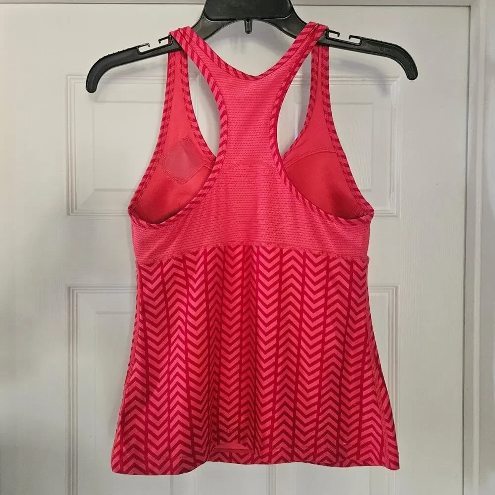 Nike Pink Chevron Tank Top